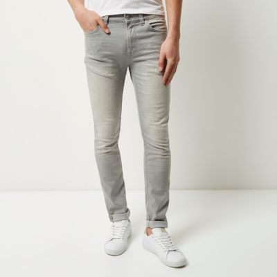 Grey Only & Sons slim jeans